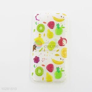 Latest Design Colorful Fruits Pattern Silicone Mobile Phone Shell for iphone