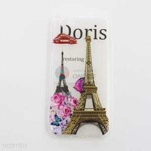 Simple Eiffel Tower Design Silicone Mobile Phone Shell for iphone