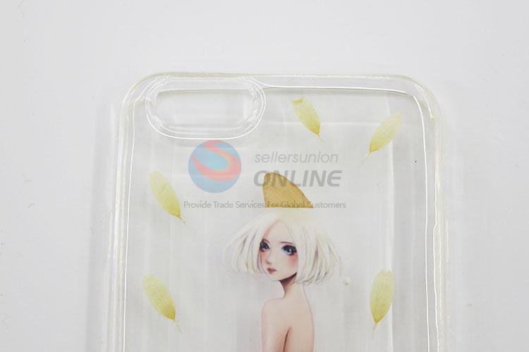 High Quality Exquisite Girl Pattern TPU Mobile Phone Shell for iphone