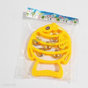 Factory Direct Cartoon Fish Shaped Hand Shake Bell