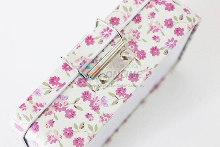 New Arrival Storage Box Storage Case Tin Container With Lock