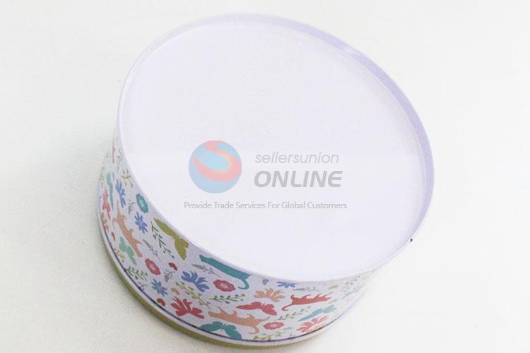 Circular Damp Proof Small Storage Bucket Colorful Storage Box