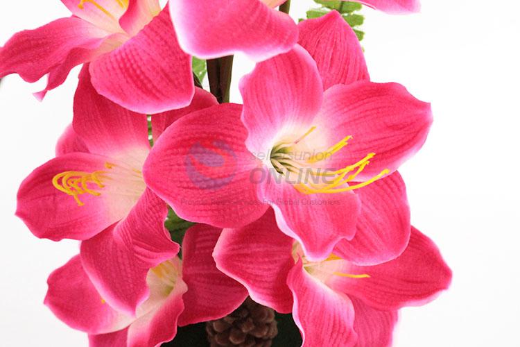 Popular Colorful Artificial Flower Bonsai Decorative Fake Plant