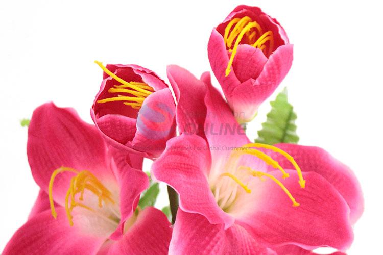 Popular Colorful Artificial Flower Bonsai Decorative Fake Plant