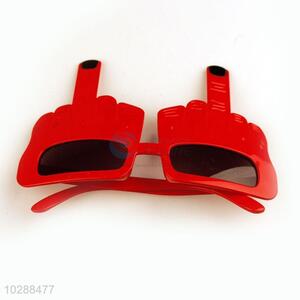 Special Design Erect Middle Finger Funny Glasses