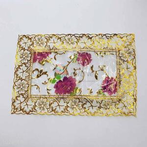 Rose Pattern Easy Clean Table Mat/Placemat for Restaurants