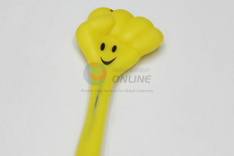 Hot Sale Yellow Creative Hand Shape Ball-Point Pen