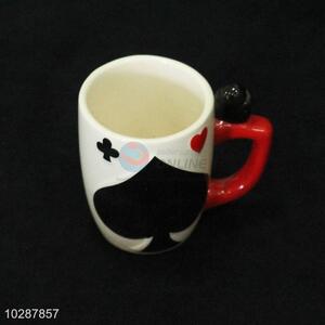 Cartoon printing cheap ceramic cup for promotional