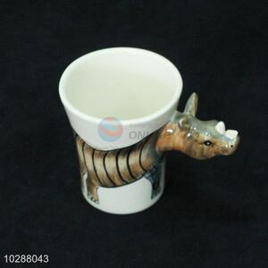 Interesting Ceramic Cup with Animal Handle for Sale