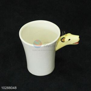 Creative Design Ceramic Cup with Animal Handle for Sale