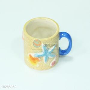 Nice Marine Organism Printed Ceramic Cup for Sale