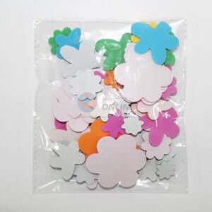 Colorful EVA Flowers Shaped Stickers for Home Decor