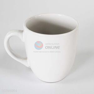 Fashion style low price white ceramic cup