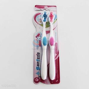 2Pcs/Set Nano-antibacterial Toothbrush Colorful Heads