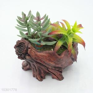 Exquisite artificial succulent plant pot