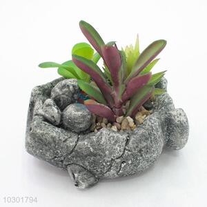 Modern Design artificial succulent plant pot
