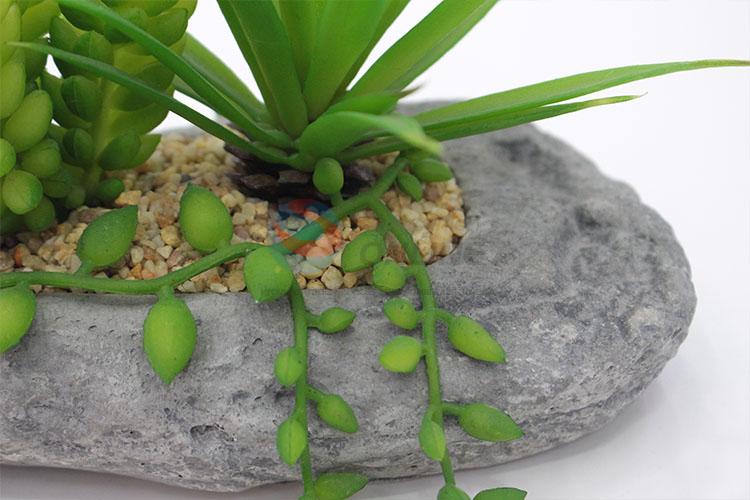Wholesale custom cheap foot shape artificial succulent plant pot