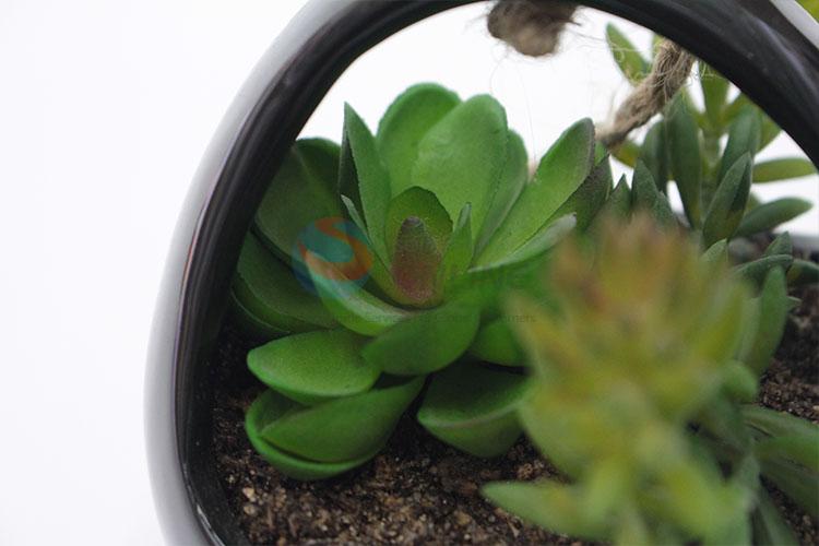 Modern Design Suspensible Artificial Succulent Plants Home Decoration