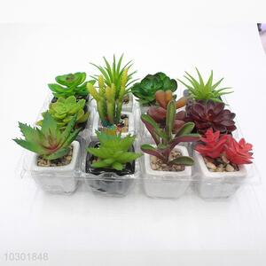 Factory price Mini faux succulent plant pot set
