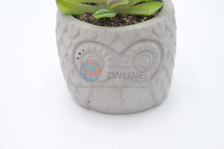 Creative Design faux succulent plant pot