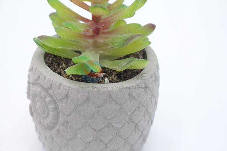 Creative Design faux succulent plant pot
