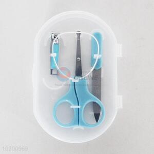 High sales best blue scissor/nail clipper/nail file set