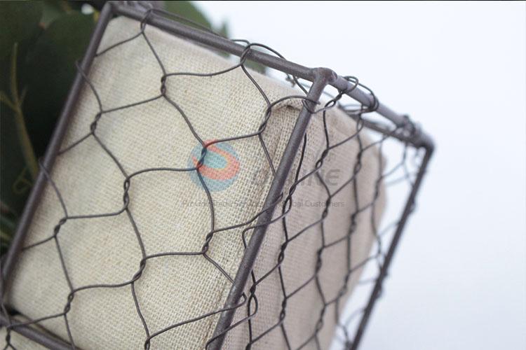 Eco-Friendly artificial flower with hand basket