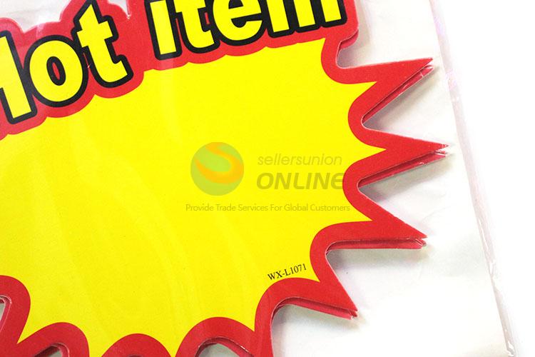 Wholesale Hot Item POP Price Tag Promotion Price Label