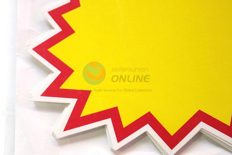 Best Selling POP Price Tag Price Label Paper Price Card