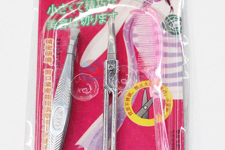 Professional Make Up Tools Eyebrow Tweezers/ Eyebrow Scissors/ Comb