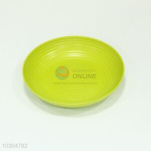 Wholesale <em>Bamboo</em> Fiber Green Round <em>Plate</em>