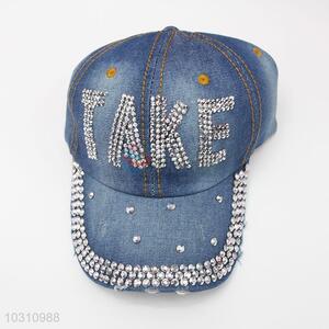 Fashion Rhinestone Denim Hat Summer <em>Caps</em>