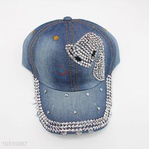 Fashion Men Women Rhinestone Denim Hat <em>Caps</em>