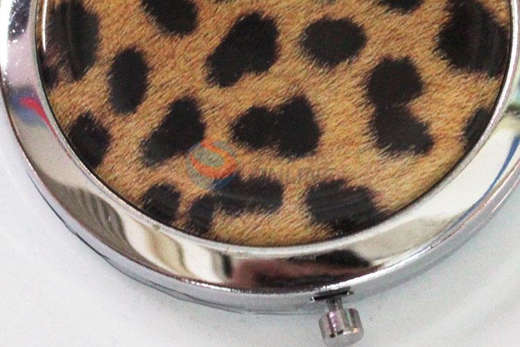Great popular low price fashion style leopard makeup mirror
