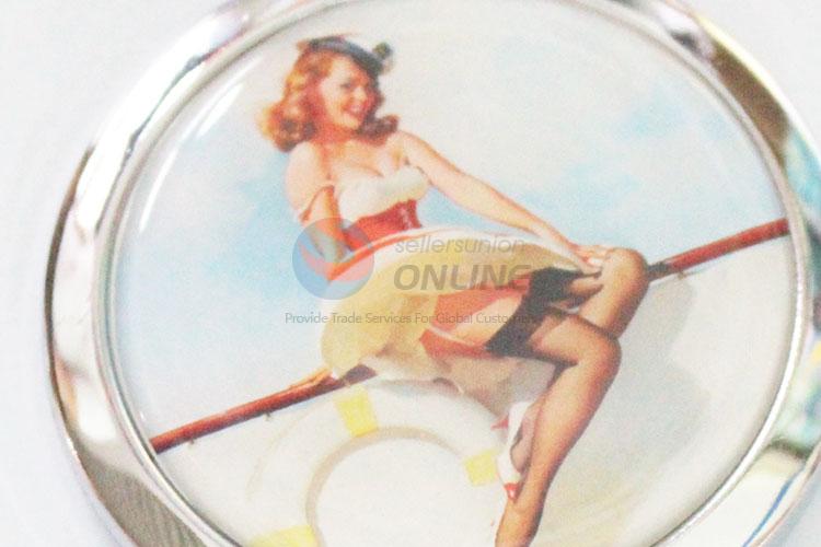 Newly style cool girl makeup mirror