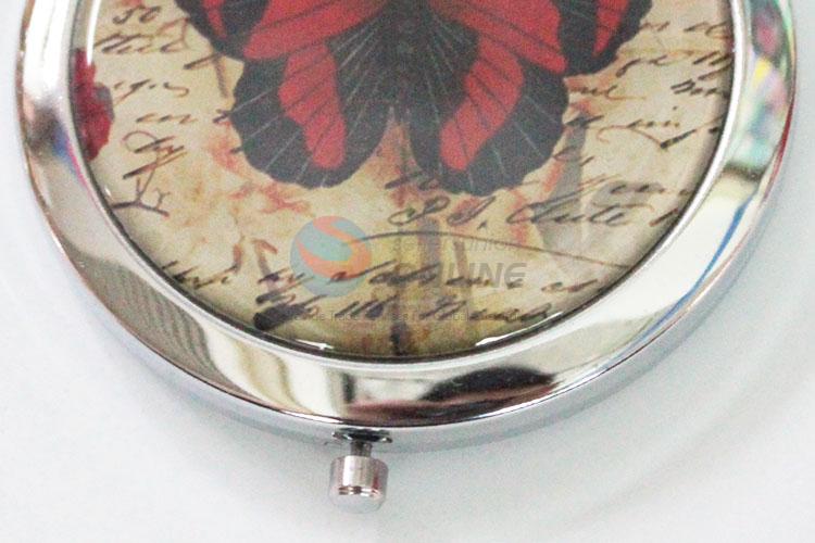 Wholesale top quality butterfly makeup mirror