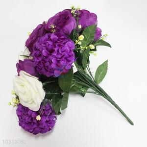 18 Heads Artificial Chrysanthemum and Roses Decoration Charm Artificial Flowers