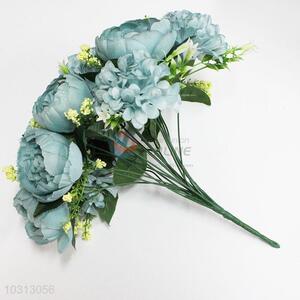18 Heads Real Touch Mini Chrysanthemum and Peony Wedding Flower