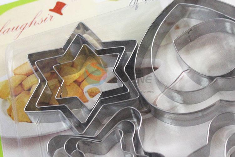 Good quality cheap best 12pcs biscuit moulds