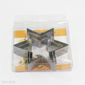 Wholesale cool star shape 3pcs biscuit moulds