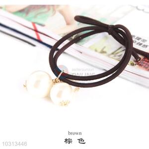 Factory promotional good quality pearl hair ring