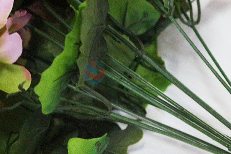 Pink Color 14 Heads Fake Peony for Party Decoration