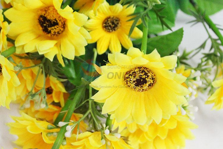11 Heads Beautiful Artificial Sunflowers for Home Decoration