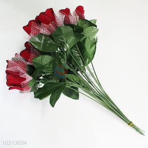 20 Pcs/Lot Fake Rose Artificial Flowers for Wedding Party