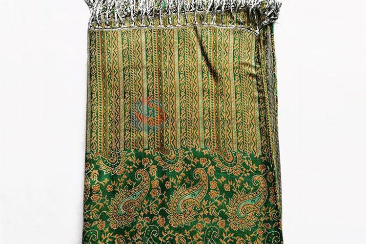 Fashion Vintage Style 100% Cotton Soft Jacquard Scarf