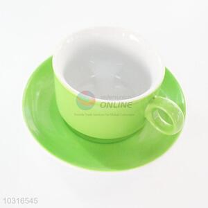 Cute Design Green Ceramic Cup Set