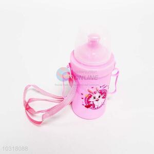 Pink Color Cartoon Rabbit Printed Teapot
