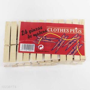 Wholesale cheap 24pcs clothes pegs