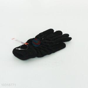 Black Women Knitted Gloves