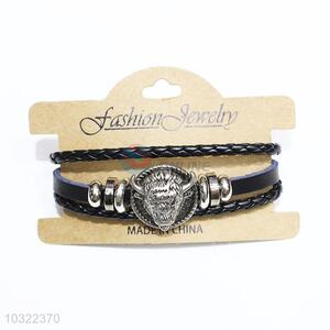 Factory Direct Alloy Jewelry Cowhide Bangle Bracelet